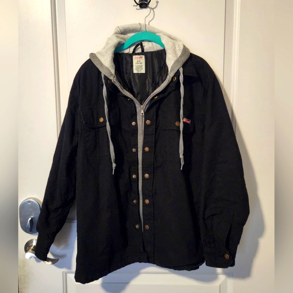 Hooded insulated dickie jacket